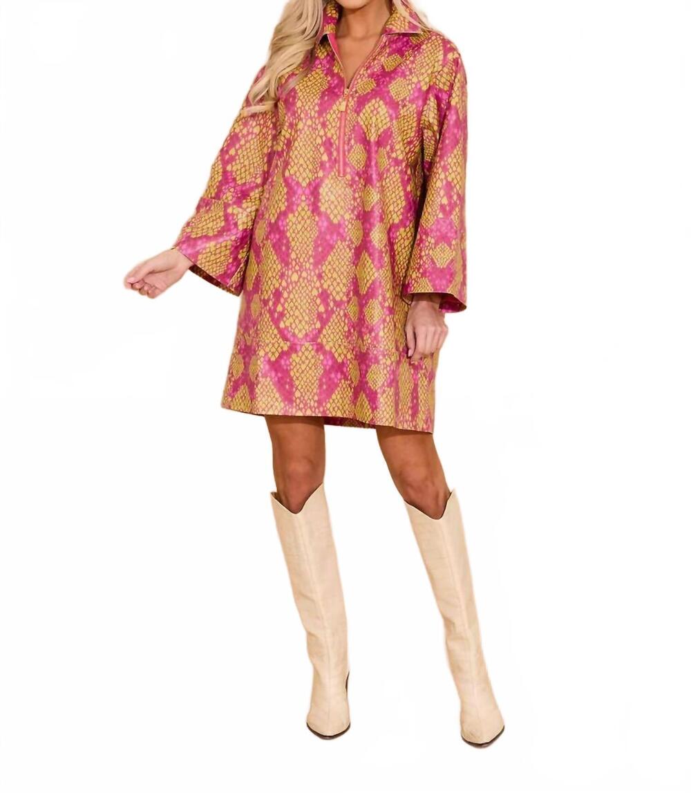 NEW ALDEN ADAIR women's dakota dress in serpent